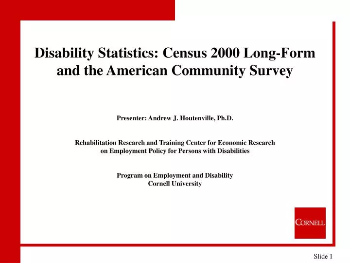 disability statistics census 2000 long form and the american community survey