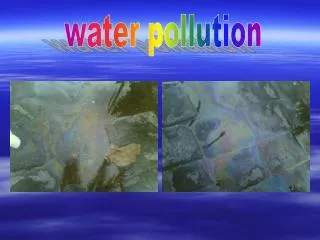 water pollution