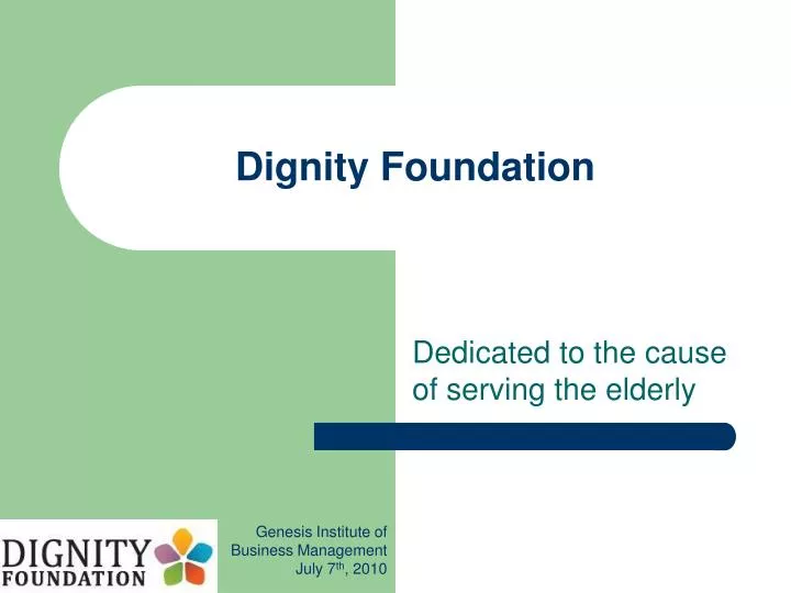 dignity foundation