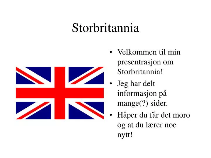 storbritannia