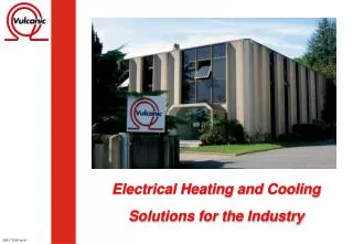 Electrical Heating and Cooling
