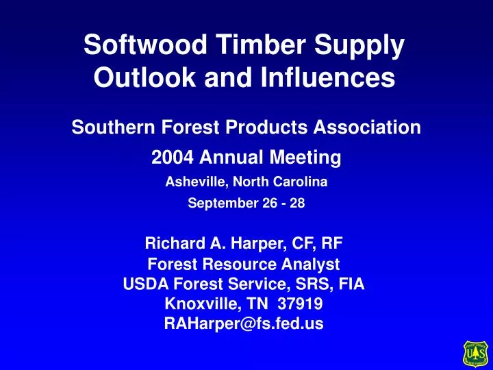 softwood timber supply outlook and influences