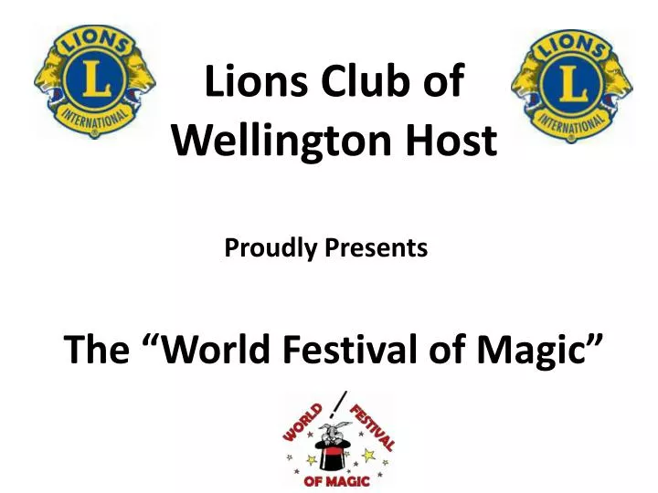 lions club of wellington host