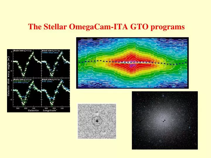 the stellar omegacam ita gto programs