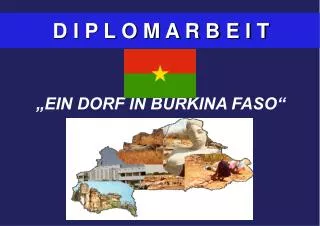 ein dorf in burkina faso