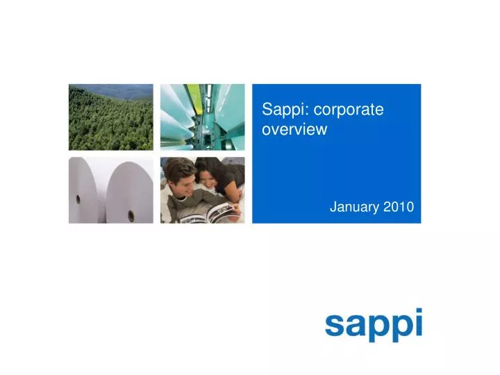 sappi corporate overview