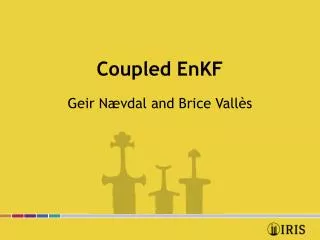 Coupled EnKF