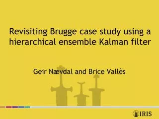 Revisiting Brugge case study using a hierarchical ensemble Kalman filter