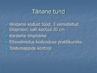 t nane tund