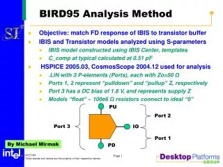 BIRD95 Analysis Method