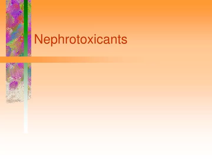 nephrotoxicants