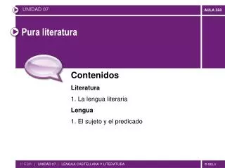 pura literatura