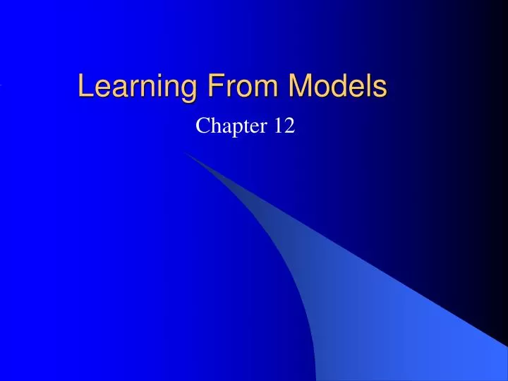 learning from models