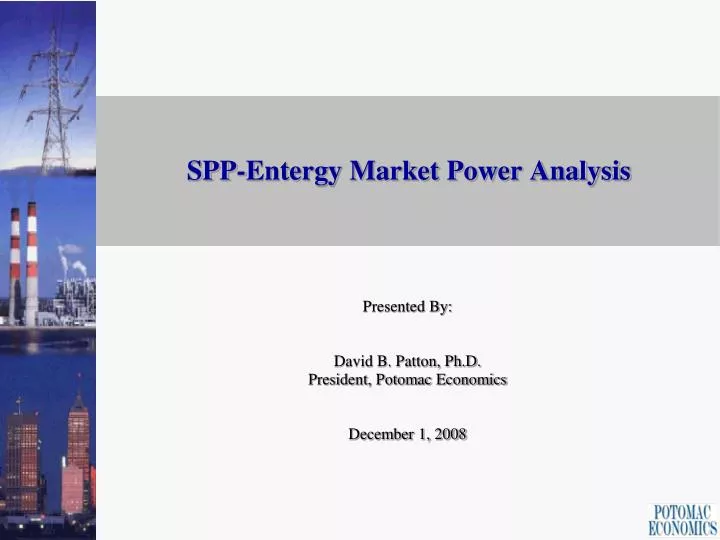 spp entergy market power analysis
