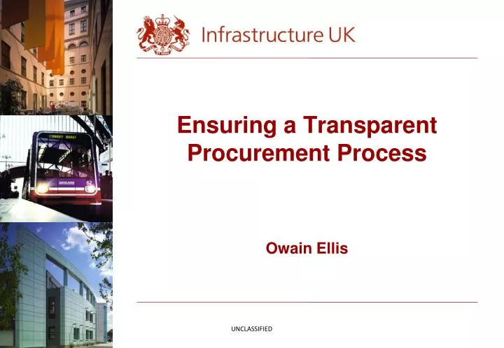 ensuring a transparent procurement process