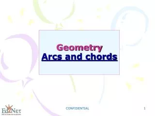 Geometry Arcs and chords