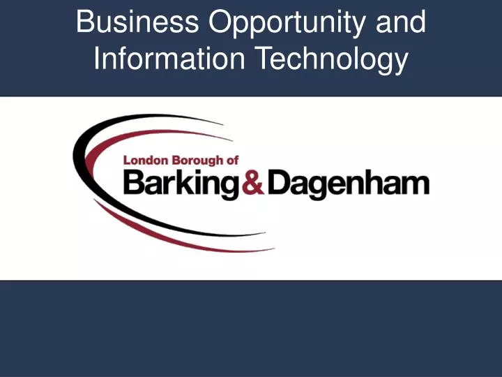 business opportunity and information technology