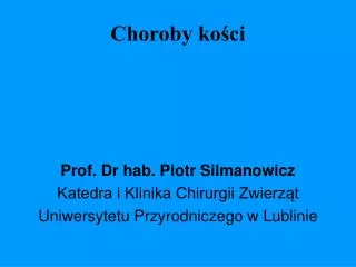 choroby ko ci