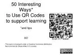 This work is licensed under a Creative Commons Attribution Noncommercial Share Alike 3.0 License. - slide 1