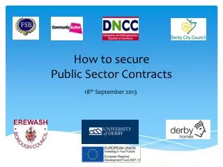 How to secure Public Sector Contracts