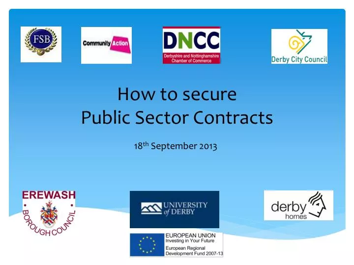 how to secure public sector contracts