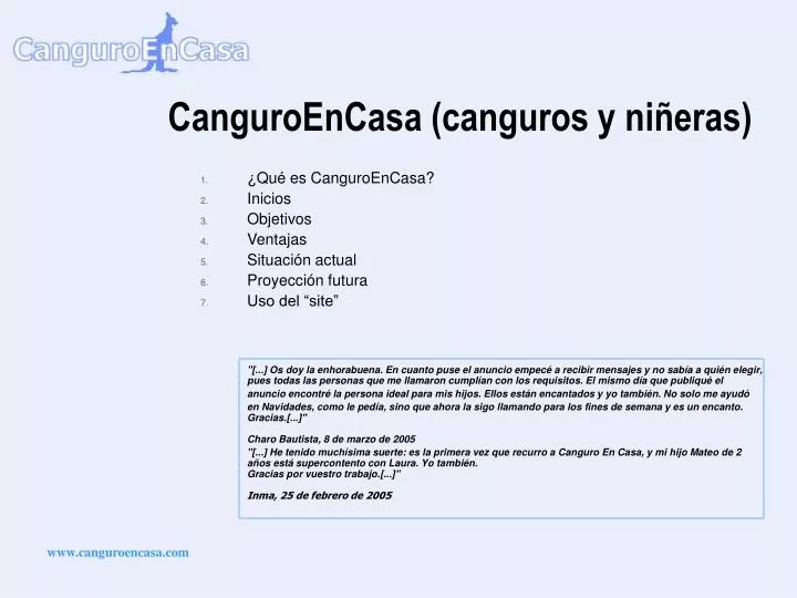 canguroencasa canguros y ni eras