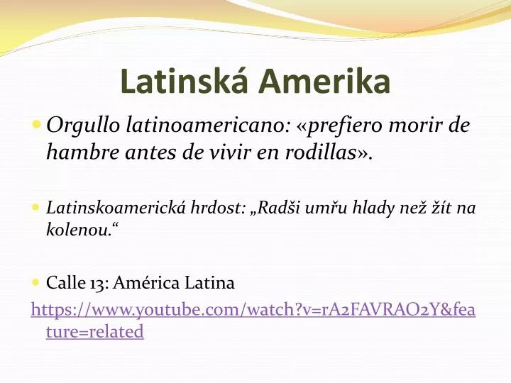latinsk amerika
