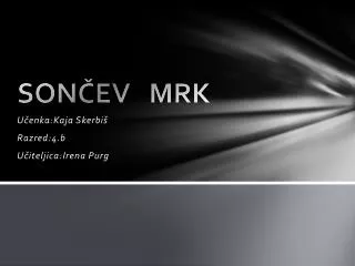 son ev mrk
