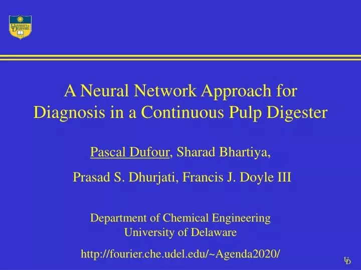 a neural network approach for diagnosis in a continuous pulp digester