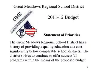 Great Meadows Regional School District