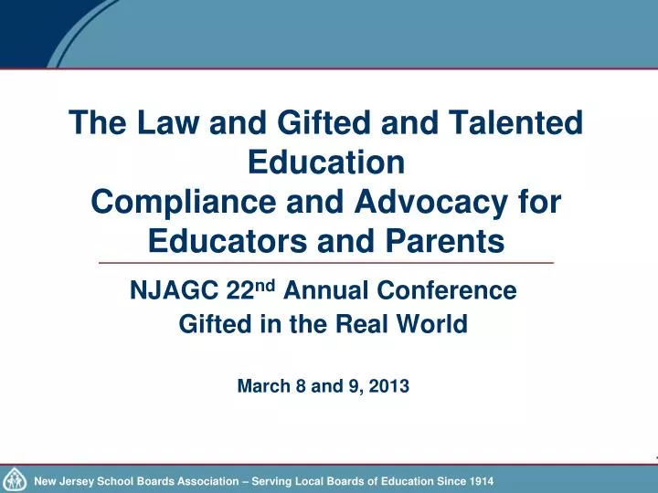 the law and gifted and talented education compliance and advocacy for educators and parents