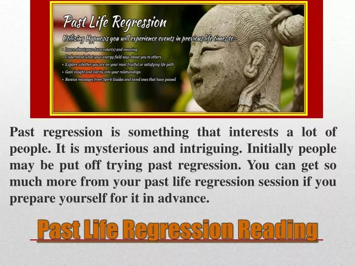 past life regression reading