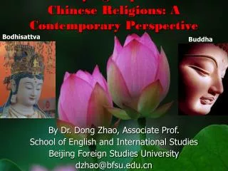 By Dr. Dong Zhao, Associate Prof. School of English and International Studies