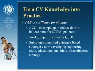 Turn CV Knowledge into Practice