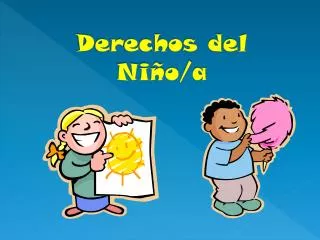 derechos del ni o a