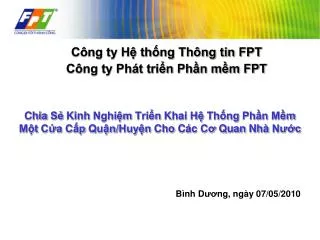 chia s kinh nghi m tri n khai h th ng ph n m m m t c a c p qu n huy n cho c c c quan nh n c