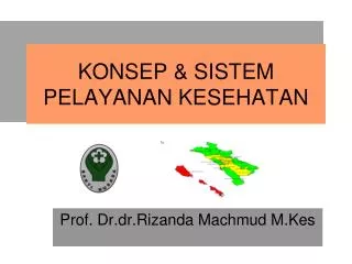 konsep sistem pelayanan kesehatan