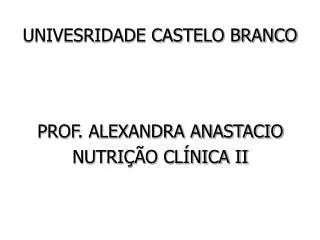 univesridade castelo branco