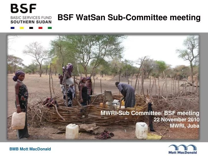 bsf watsan sub committee meeting