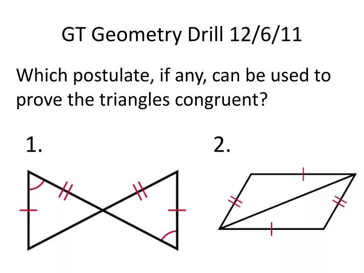 gt geometry drill 12 6 11
