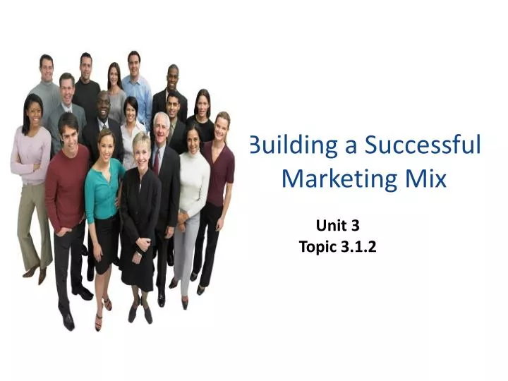 building a successful marketing mix