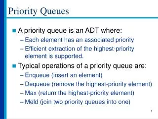 priority queues