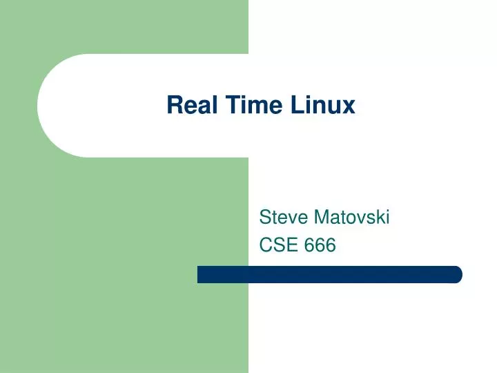 real time linux