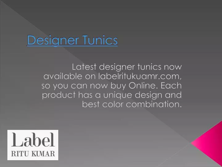 designer tunics