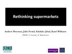 Rethinking supermarkets - slide 1