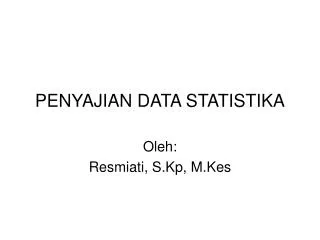 penyajian data statistika