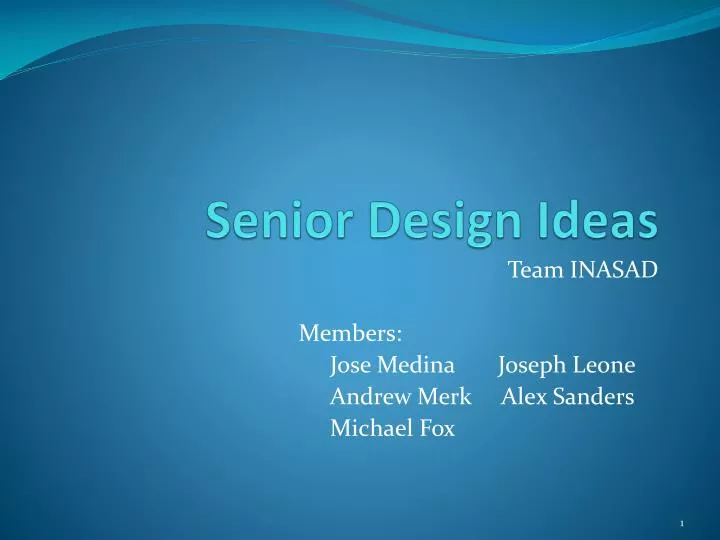 senior design ideas