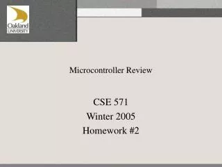 Microcontroller Review