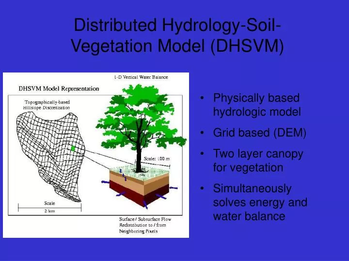 distributed hydrology soil vegetation model dhsvm