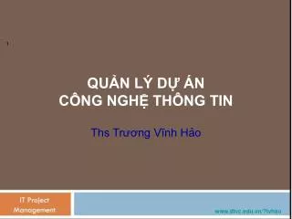 qu n l d n c ng ngh th ng tin
